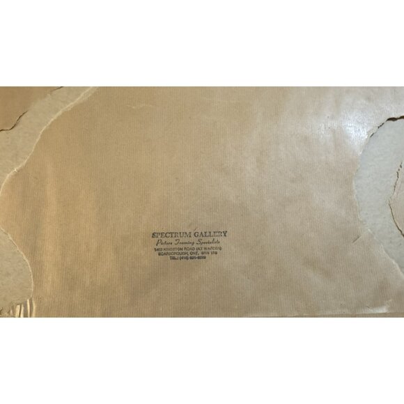 Vintage Rolf Lidberg Troll Art ‘Night On The Marsh/Cotton Grass” Print Framed - Picture 9 of 11